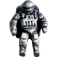 Astronaut lapel pin with military clutch.... from ASI 68760 Marken Industries...