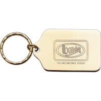 Stamped Brass Key Tag