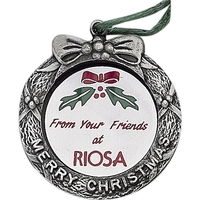 Merry Christmas Wreath Ornament
