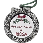 Merry Christmas Wreath Ornament