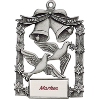 Doves and Bells Ornament