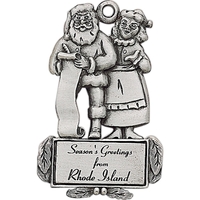 Santa and Mrs. Claus Ornament
