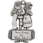 Santa and Mrs. Claus Ornament