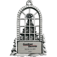 Window with Tree Ornament