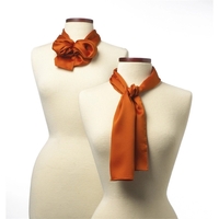 Orange Silk Scarf