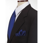 Royal Blue Silk Pocket Squares