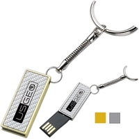 1 1/2" x 1/2" micro USB flash drive with deco pattern... from ASI 90859 Tempo...