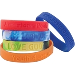Silicone Wristband Embossed