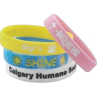 Silicone Wristband Color Filled