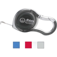 6 foot silver carabiner tape measure.... from ASI 90859 Tempo Industries Inc...