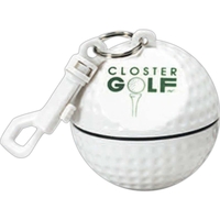 Golf ball-shaped sport safe with clip attachment.... from ASI 90859 Tempo...