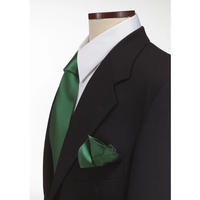 Kelly green silk pocket squares 10" x 10".... from ASI 98085 Wolfmark