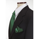 Kelly Green Silk Pocket Squares