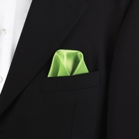 Lime Green Silk Pocket Squares