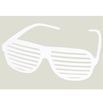 Special ! Slotted Fun Sunglasses In White