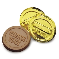 Thank You Milk Chocolate Coin