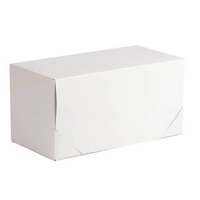 Two piece lock corner design white gift box. 12" x 6"... from ASI 92480...