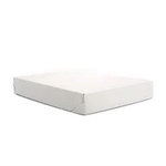 White 2 Piece Lock Corner Design Gift Box (14" x 14" x 2")