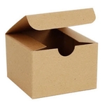 Natural Kraft 1 Piece Gift Box (3" x 3" x 2")