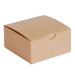Natural Kraft 1 Piece Gift Box (4" x 4" x 2")