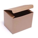 Natural Kraft 1 Piece Gift Box (6" x 4 1/2" x 4 1/2")