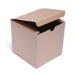 Natural Kraft 1 Piece Gift Box (6" x 6" x 6")