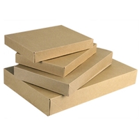 Natural Kraft Pinstripe Apparel Box, 19" x 12" x 3".... from ASI 92480...