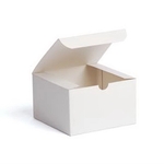 Gloss White 1 Piece Gift Box (5" x 5" x 3")