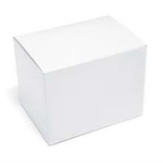 Gloss White 1 Piece Gift Box (6" x 4 1/2" x 4 1/2")