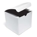 Gloss White 1 Piece Gift Box (6" x 6" x 6")