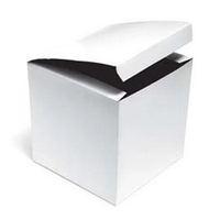 White one piece gift box with high gloss finish. 8" x... from ASI 92480...