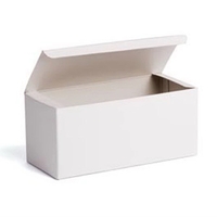 White one piece gift box with high gloss finish. 9" x... from ASI 92480...