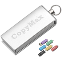 Micro USB drive offered in several bright metallic colors and several... from...