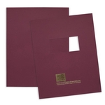 Two piece Report & Tax cover with window