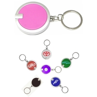 Deluxe coaster shape round flashlight with super bright LED light bulb.......