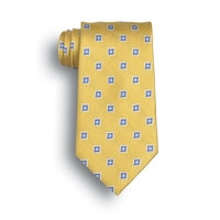 Vasari Yellow Pattern Tie