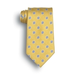 Vasari Yellow Pattern Tie