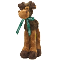 Thirteen inch high stuffed animal moose with knobby knees and long... from...