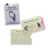 Printed Sleeve Style Card Holder measures 3-1/2" x 2-1/2" holds credit......