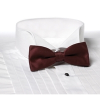 Bowtie - Maroon Clip On Bow Tie