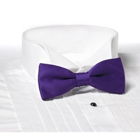 Bowtie - Purple Clip On Bow Tie