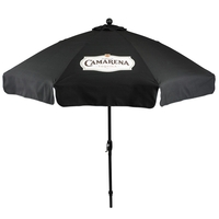 In Stock 9 Foot Market Umbrella with Crank & Fiberglass Ribs