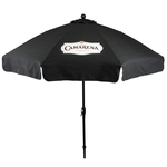 In Stock 9 Foot Market Umbrella with Crank & Fiberglass Ribs