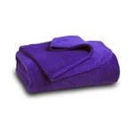 Purple Coral Fleece Blanket