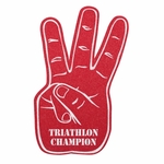 17" Three Fingers Foam Mitt