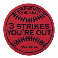 Foam 12" round baseball mitt.... from ASI 77280 Pepco Poms / Pepco Poms