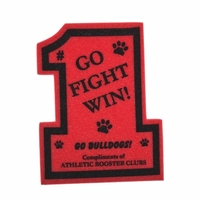 Foam mitt, 14" Number One novelty.... from ASI 77280 Pepco Poms / Pepco Poms