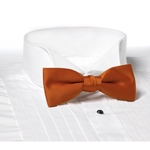 Bowtie - Orange Clip On Bow Tie