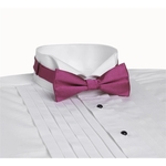 Hot Pink Banded Bow Tie