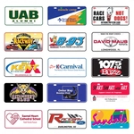 Screen Printed HI-GLOSS Polyethylene License Plate